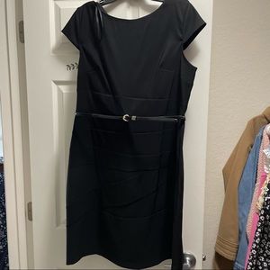 PLUS size black work dress